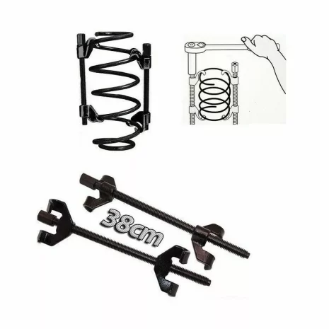 2 Estrattori Per Ammortizzatori Molle 38 cm smontaggio Molla Auto Smonta molle2 2 Estrattori Per Ammortizzatori Molle 38 cm smontaggio Molla Auto Smonta molle2