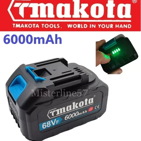 Batteria Ricambio Makota Macota Avvitatore Trapano Sega Tmakota 21V 26V 48V 68V (1) Batteria Ricambio Makota Macota Avvitatore Trapano Sega Tmakota 21V 26V 48V 68V (1)