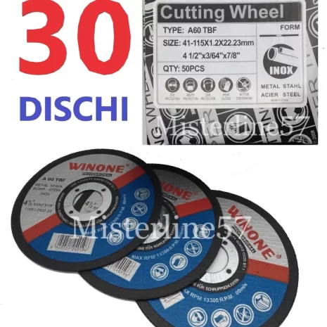 Dischi Abrasivo da Taglio Disco Per Ferro Smerigliatrice 115 1,2 X 22,23MM5 Dischi Abrasivo da Taglio Disco Per Ferro Smerigliatrice 115 1,2 X 22,23MM5