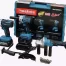 Kit 3 in 1 Trapano Avvitatore + Avvitatore a Impulsi + Smerigliatrice a Batteria1