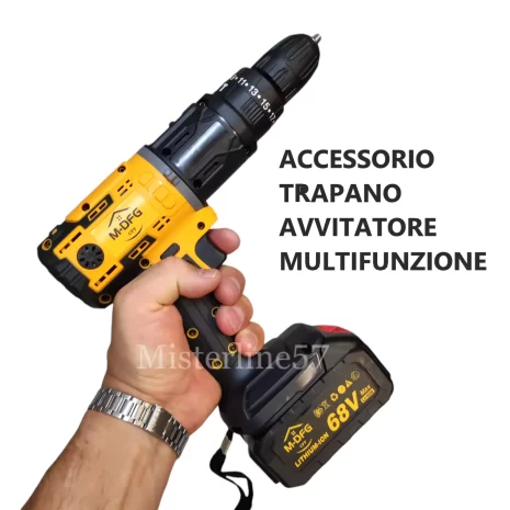 Kit 5 in 1 Attrezzi Trapano Elettrosega Impulsi Avvitatore Soffiatore Aspiratore2 Kit 5 in 1 Attrezzi Trapano Elettrosega Impulsi Avvitatore Soffiatore Aspiratore2