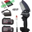 Mini motosega elettrica 2 Batterie Elettrosega a batteria tagliarami + valigia