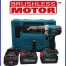 Trapano Avvitatore A Batterie Litio Percussione 2 Batterie Mandrino 13 Metallo
