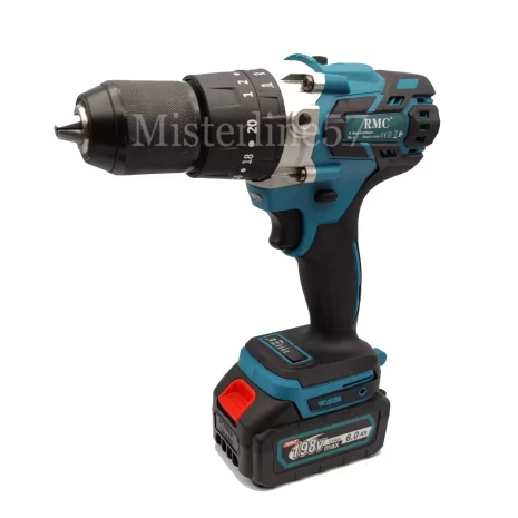 Trapano Avvitatore A Batterie Litio Percussione 2 Batterie Mandrino 13 Metallo8 Trapano Avvitatore A Batterie Litio Percussione 2 Batterie Mandrino 13 Metallo8