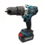 Trapano Avvitatore A Batterie Litio Percussione 2 Batterie Mandrino 13 Metallo8