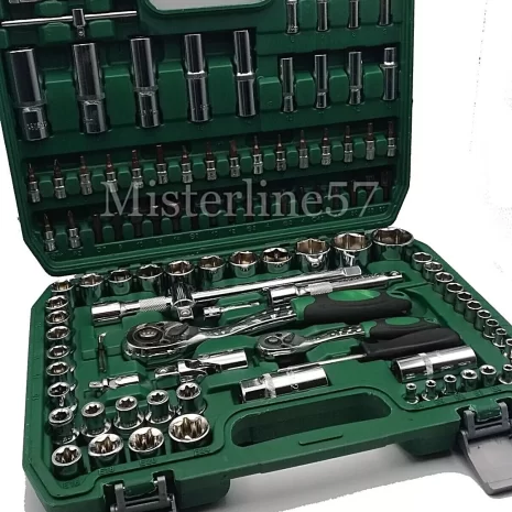 Valigia Porta Attrezzi Valigetta Set Chiavi a Bussola 108 Pezzi Cricchetto Torx